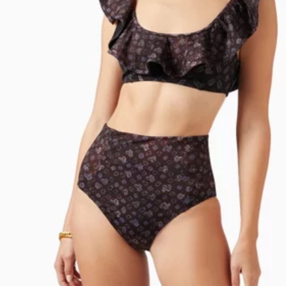 Ulla Johnson Zahara Bikini Bottom, Nazare Print, size XS NWT